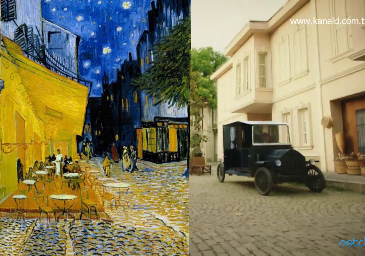 Vatanım Sensin Sanatla buluşuyor Vincent Van Gogh - Cafe Terrace at Night